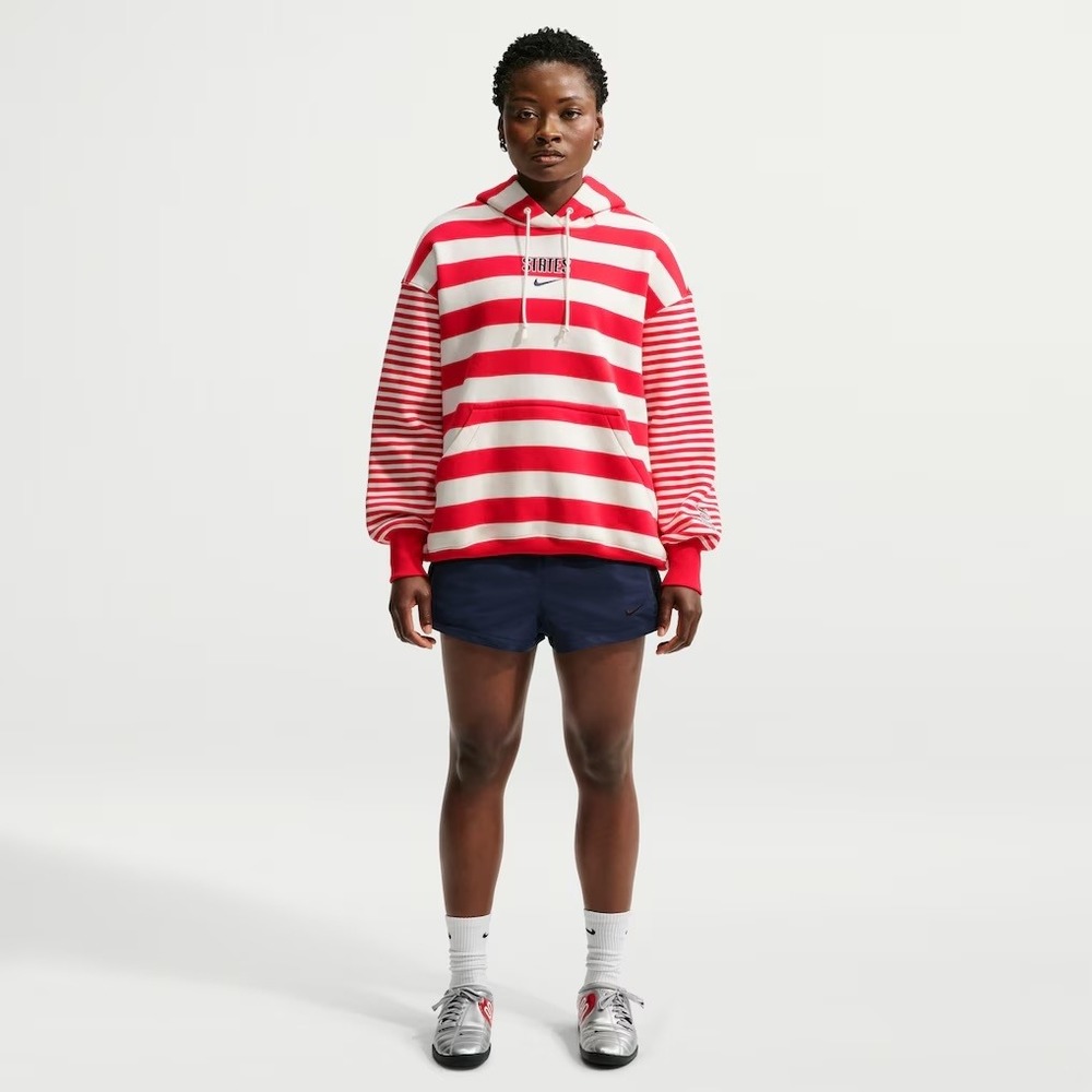 Nike USMNT Phoenix Fleece Women's Size Small Soccer Oversized Pullover Hoodie